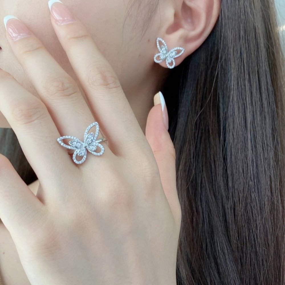 925 Serene Butterfly Ring